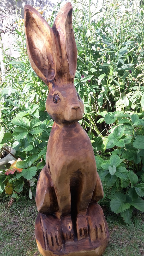 Chainsaw Carving - Bob The Gardener And Tree Surgeon